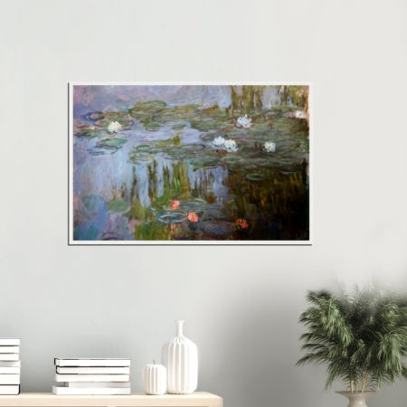 claude monet wall art for bedroom