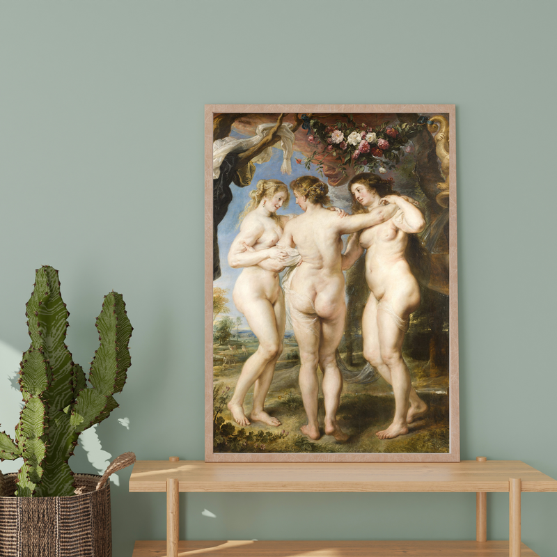 three graces print rubens