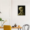 Head of a Skeleton with a Burning Cigarette Print by Van Gogh