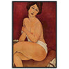 Nude Sitting on a Divan Print by Modigliani