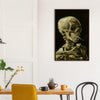 Head of a Skeleton with a Burning Cigarette Print by Van Gogh