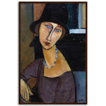 Hebuterne with Hat and Necklace Print by Modigliani