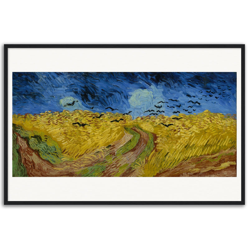 Wheatfield with Crows Print by Van Gogh