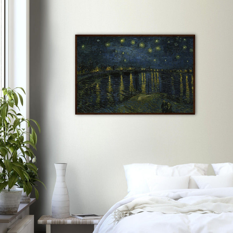 Starry Night Over the Rhône Print by Van Gogh