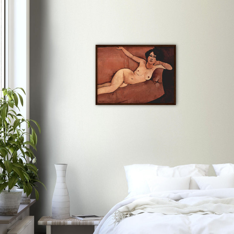 Nude on the Sofa Print by Modigliani