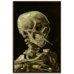 Head of a Skeleton with a Burning Cigarette Print by Van Gogh