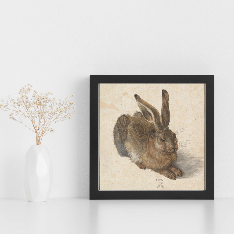 young hare wall art