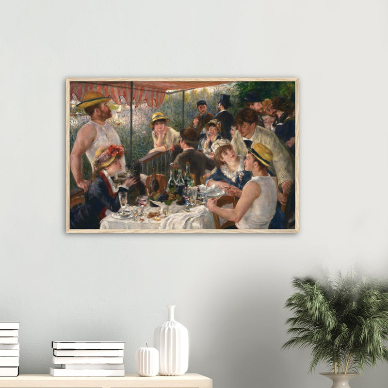 Luncheon of the Boating Party Print by Renoir