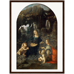 Virgin on the Rocks Art Print by Da Vinci