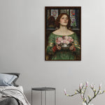 Gather Ye Rosebuds While Ye May Print by Waterhouse