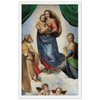 The Sistine Madonna Art Print by Raphael