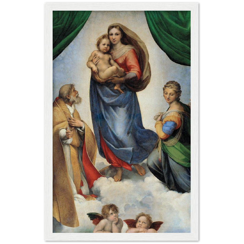 The Sistine Madonna Art Print by Raphael