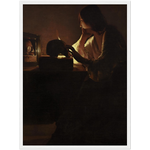 The Repentent Magdalen Art Print by Georges de la Tour