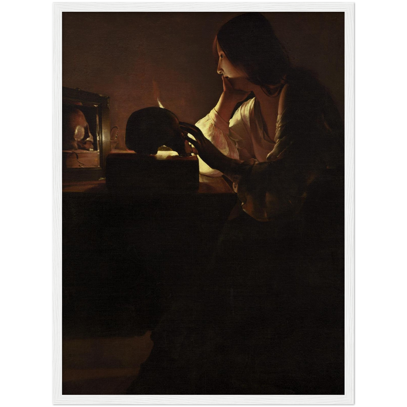 The Repentent Magdalen Art Print by Georges de la Tour