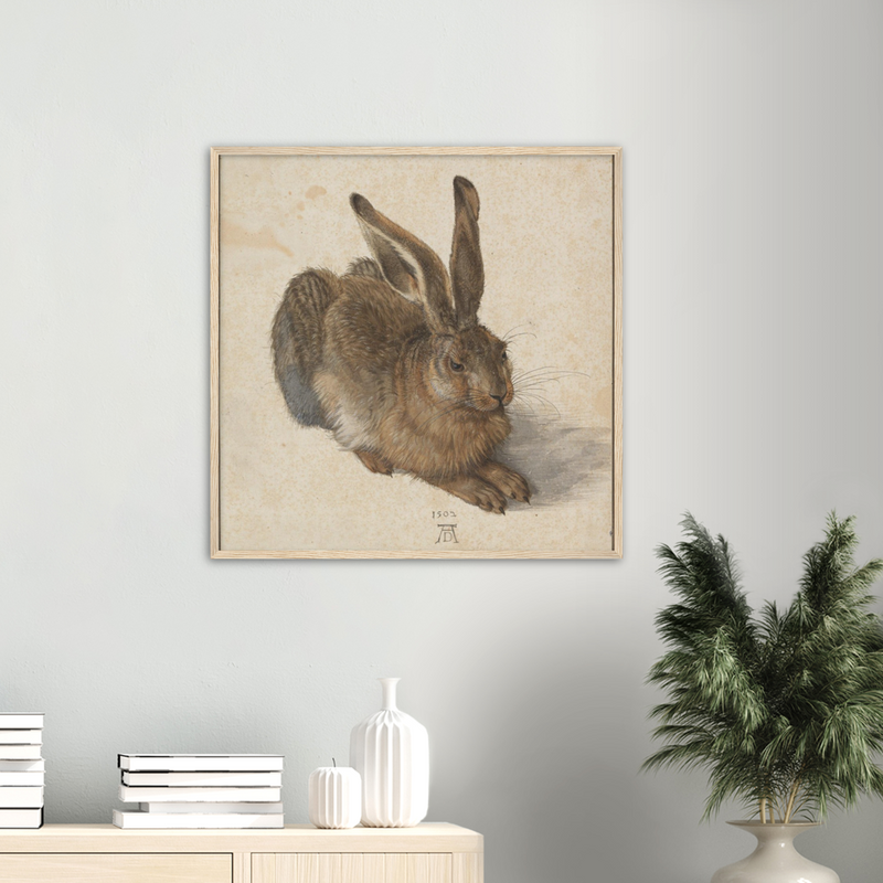 Young Hare Art Print by Durer