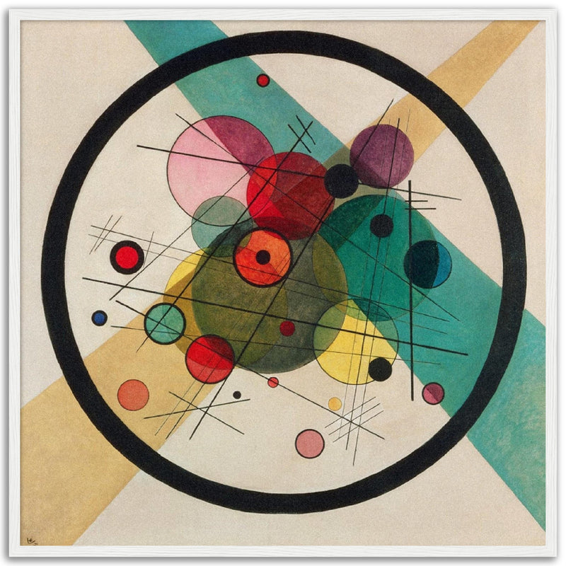 Circles in a Circle Print by Kandinsky