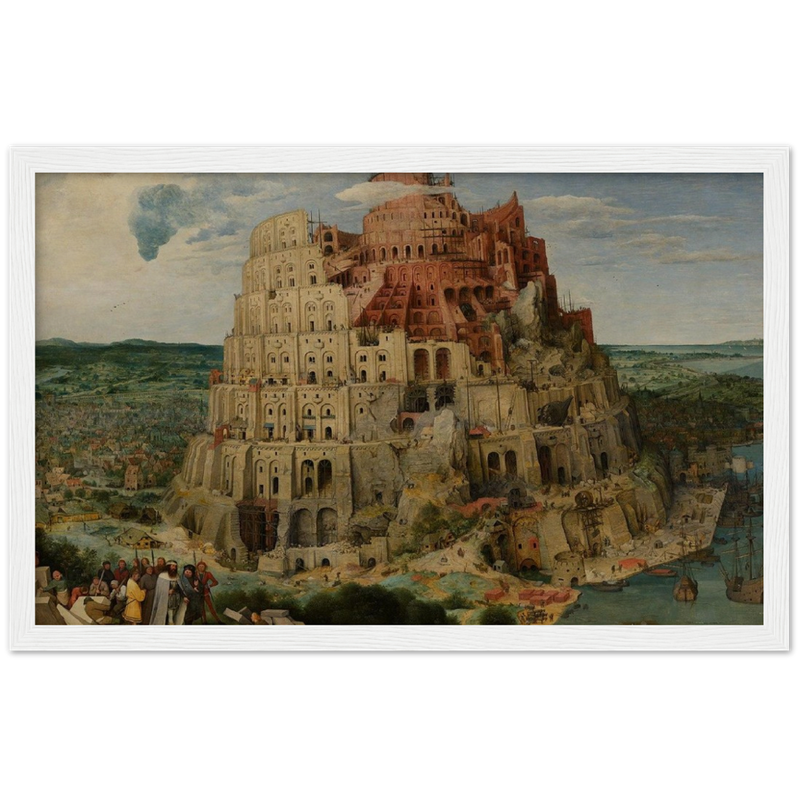 The (Great) Tower of Babel Art Print by Bruegel the Elder