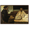 Paul Alexis Liest Zola Vor Print by Cezanne