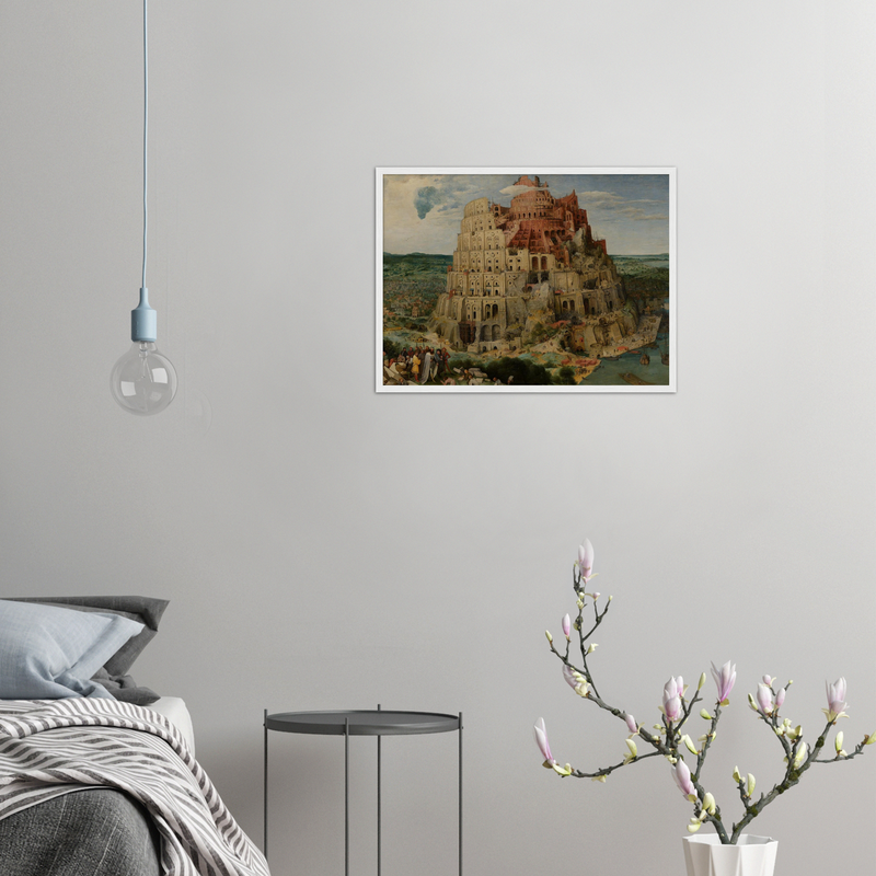 The (Great) Tower of Babel Art Print by Bruegel the Elder