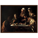 Supper at Emmaus Print by Caravaggio