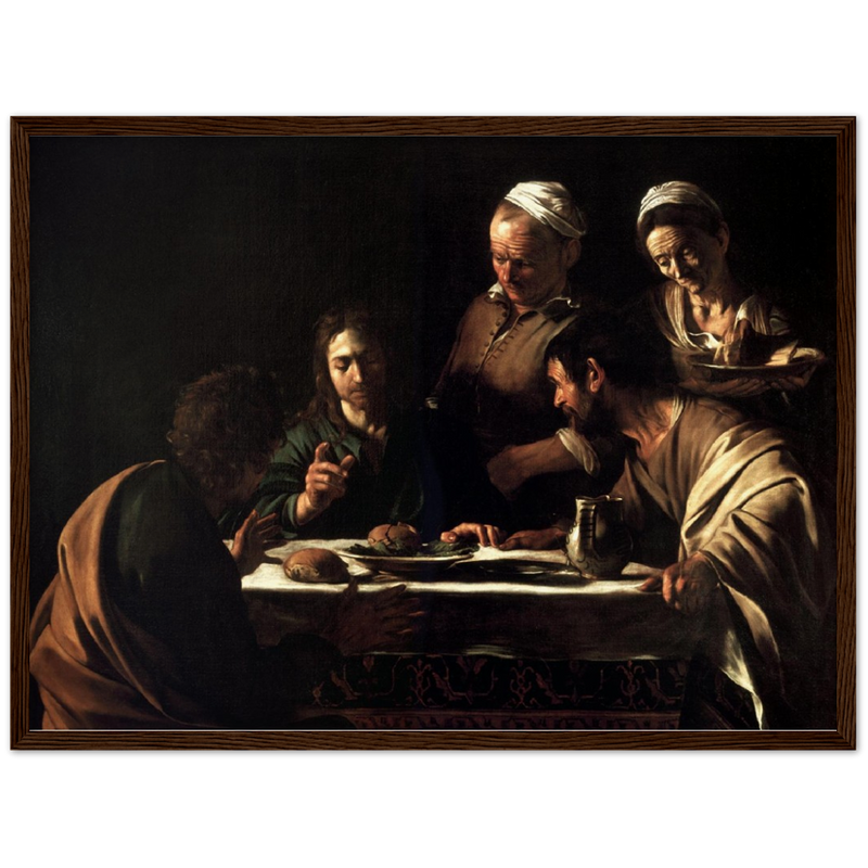 Supper at Emmaus Print by Caravaggio