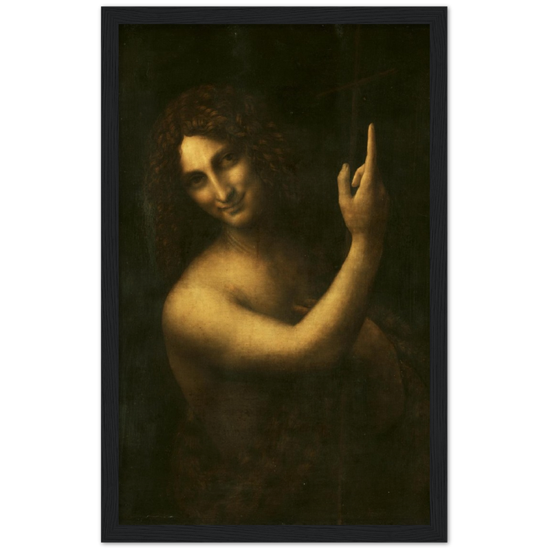 Saint John the Baptist Art Print by Da Vinci