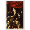 Madonna of the Rosary Art Print by Caravaggio