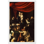 Madonna of the Rosary Art Print by Caravaggio