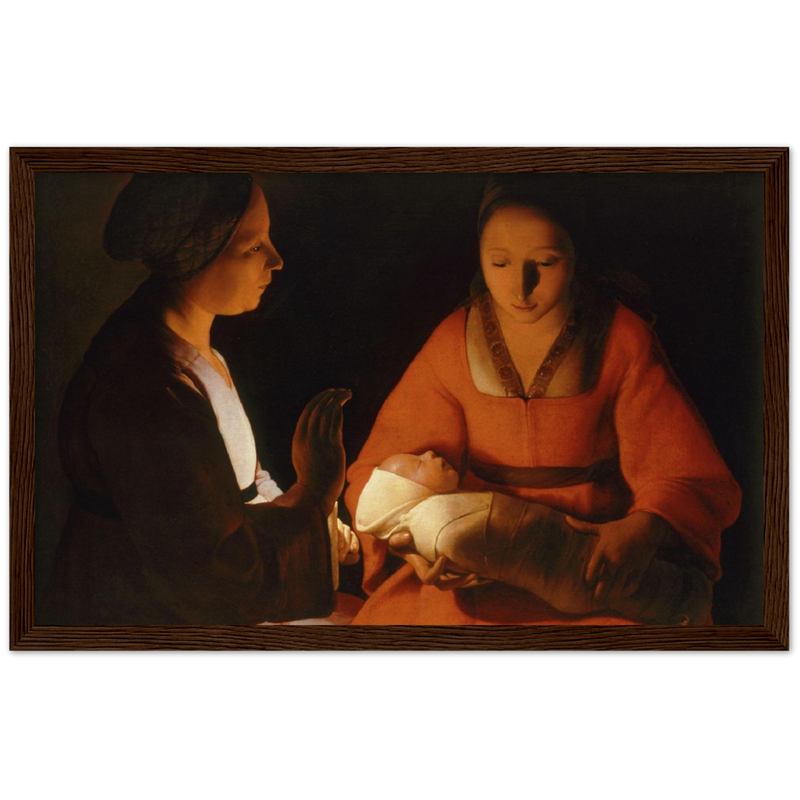 Newly Born Infant Print by Georges de la Tour