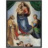 The Sistine Madonna Art Print by Raphael