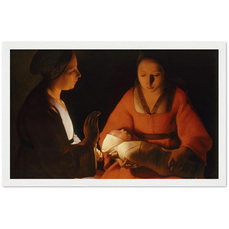 Newly Born Infant Print by Georges de la Tour