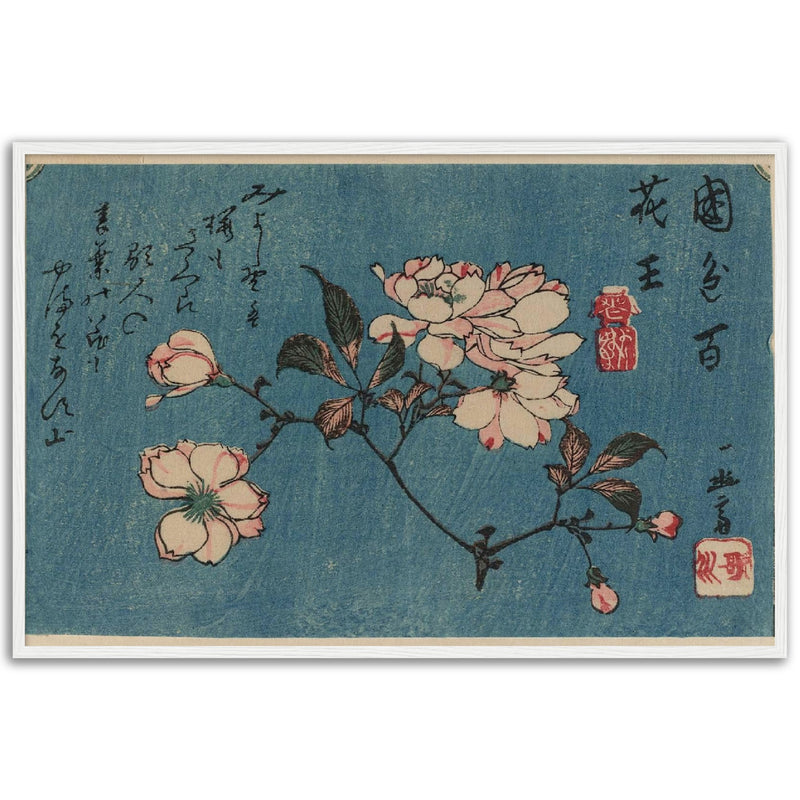 Cherry Blossoms Print by Hiroshige