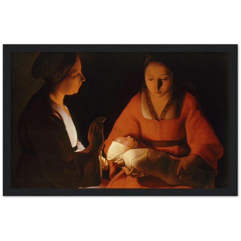 Newly Born Infant Print by Georges de la Tour