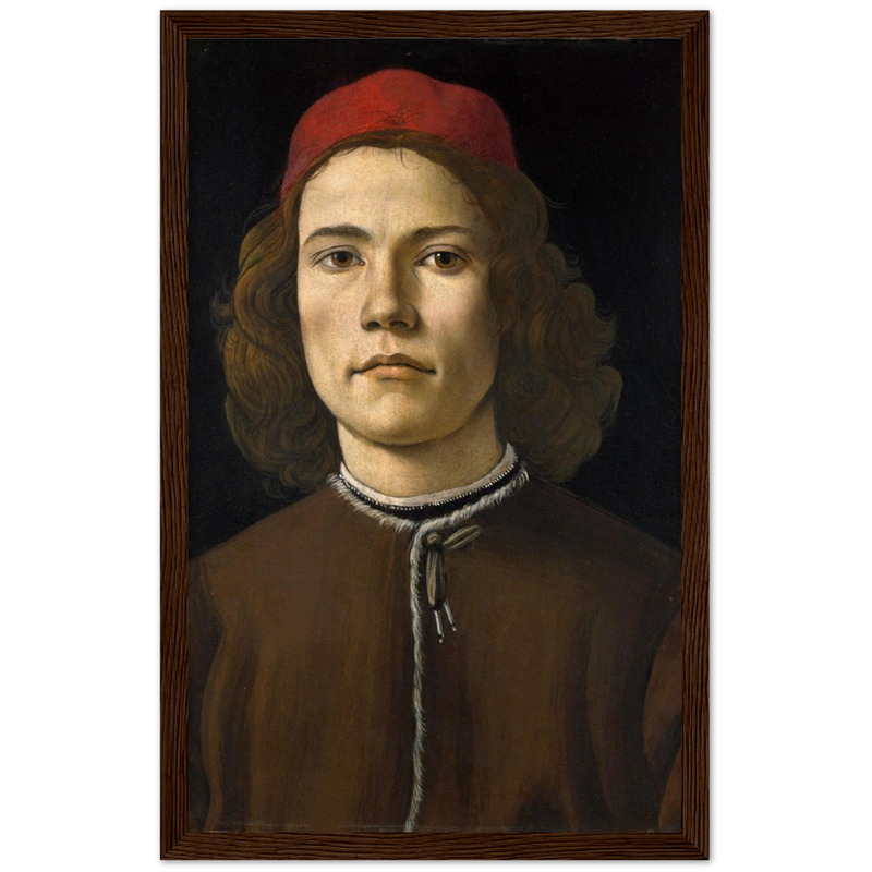 Portrait of a Young Man Print by Sandro Botticelli