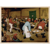 Peasant Wedding Art Print by Bruegel the Elder