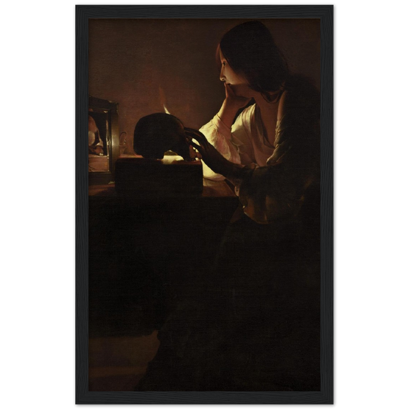 The Repentent Magdalen Art Print by Georges de la Tour