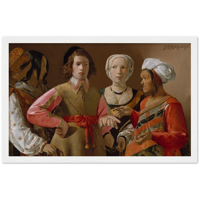 The Fortune Teller Print by Georges de la Tour