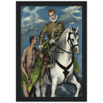 Saint Martin Print by El Greco