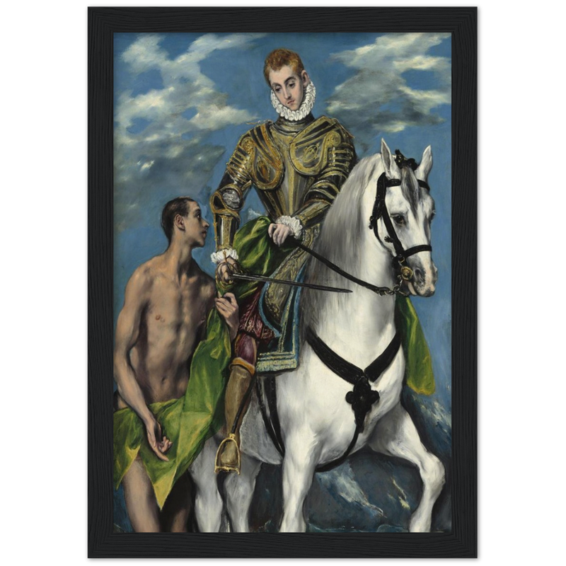 Saint Martin Print by El Greco