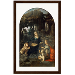 Virgin on the Rocks Art Print by Da Vinci