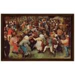 The Wedding Dance Art Print by Bruegel the Elder