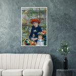 Two Sisters (On the Terrace) Print by Renoir