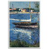 Boat at Anchor on the Seine at Argenteuil Print by Caillebotte