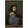 Portrait of a Man with a Quilted Sleeve Print by Titian