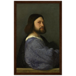 Portrait of a Man with a Quilted Sleeve Print by Titian