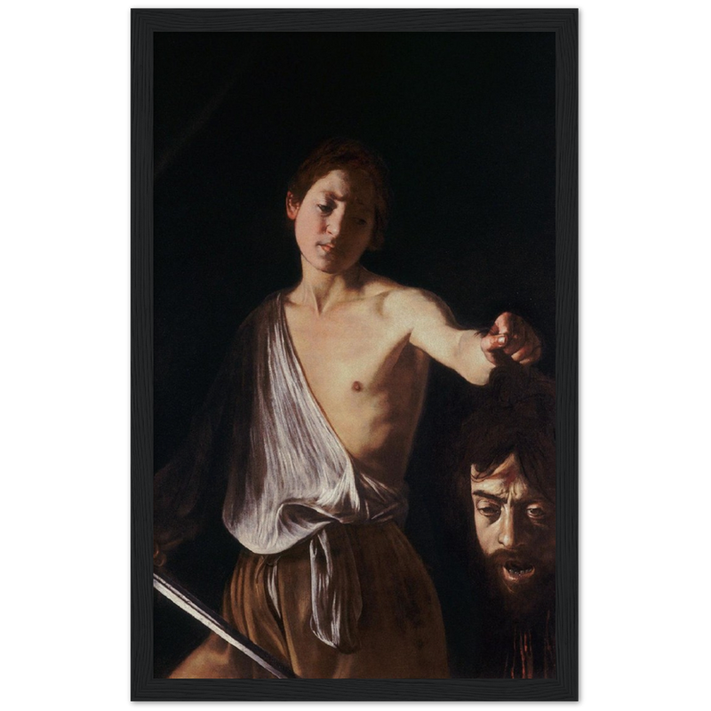 David and Goliath Art Print by Caravaggio