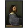 Portrait of a Man with a Quilted Sleeve Print by Titian