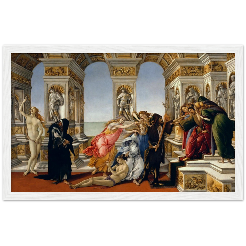 Calumny of the Apelles Print by Sandro Botticelli