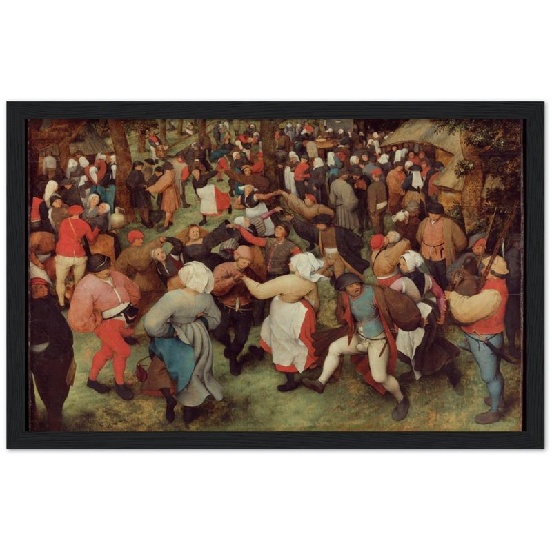 The Wedding Dance Art Print by Bruegel the Elder