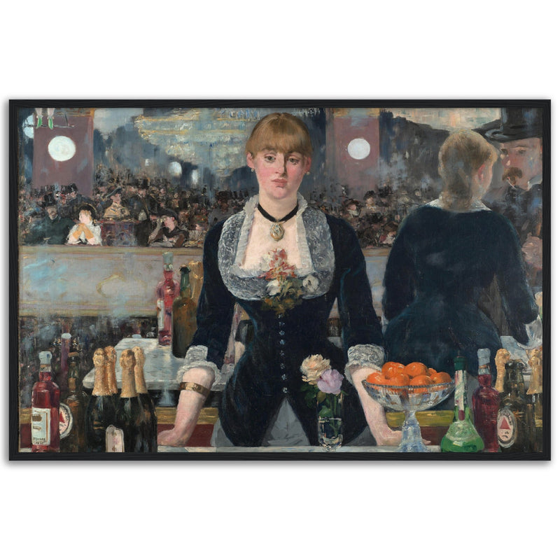 A Bar at the Folies Bergère Print by Manet